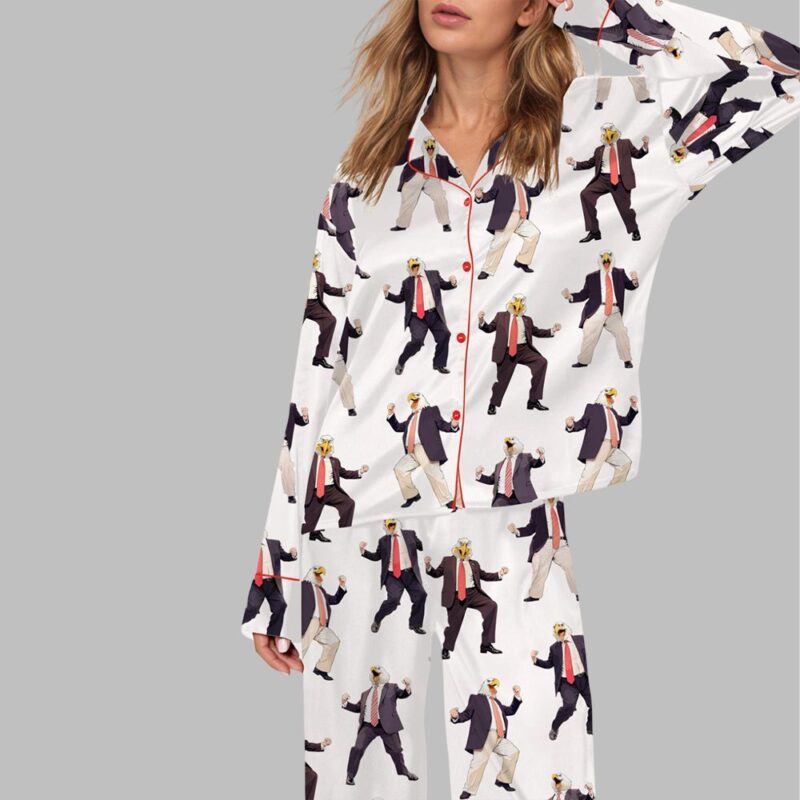 Dancing American Eagle Man Pajama Set For Women - Image 2