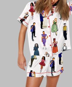 Demon Barber And Juliet Inspired The Musical Inspired Tour Print Pajama Set