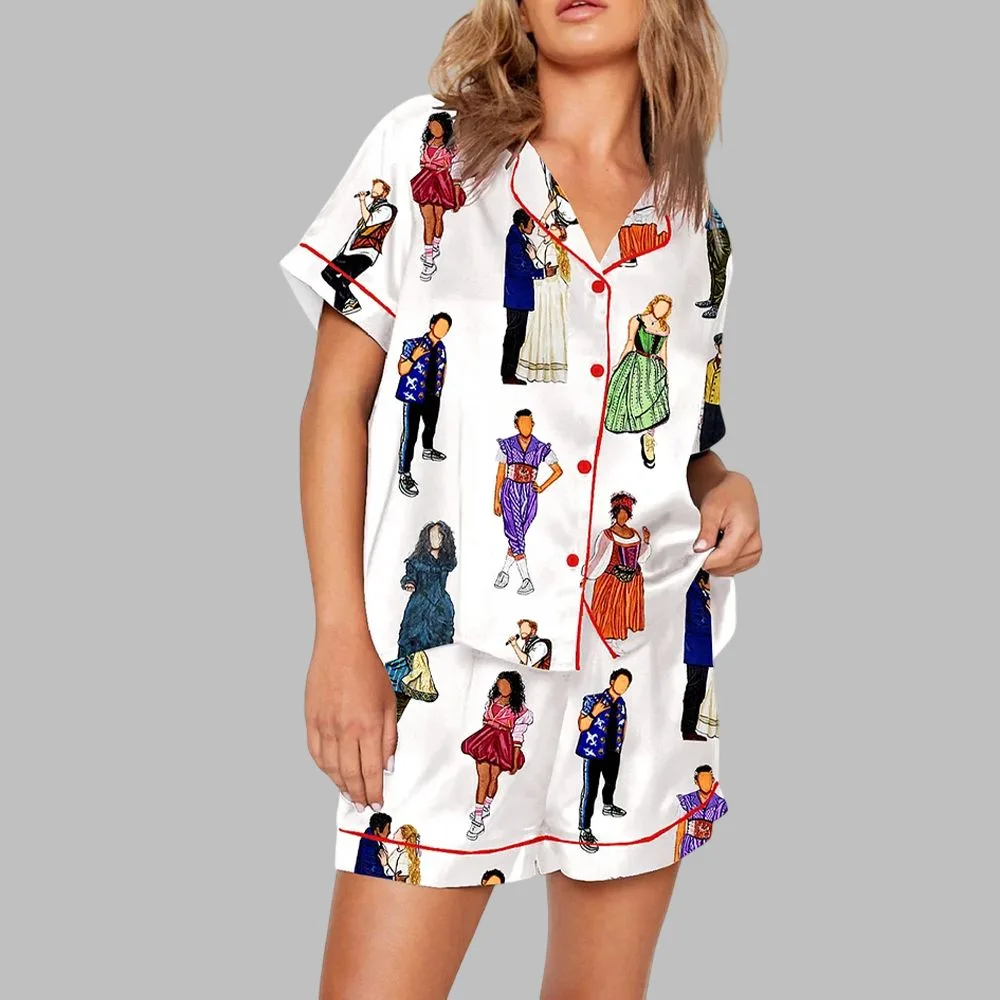 Demon Barber And Juliet Inspired The Musical Inspired Tour Print Pajama Set - Image 2