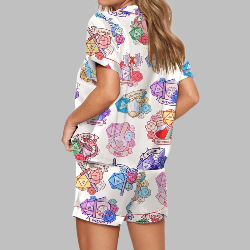DnD Class Pajama Set For Women - Image 2