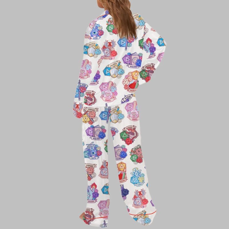 DnD Class Pajama Set For Women - Image 3