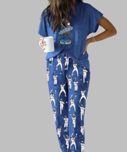 Dodgers Baseball Casual Pajama Set