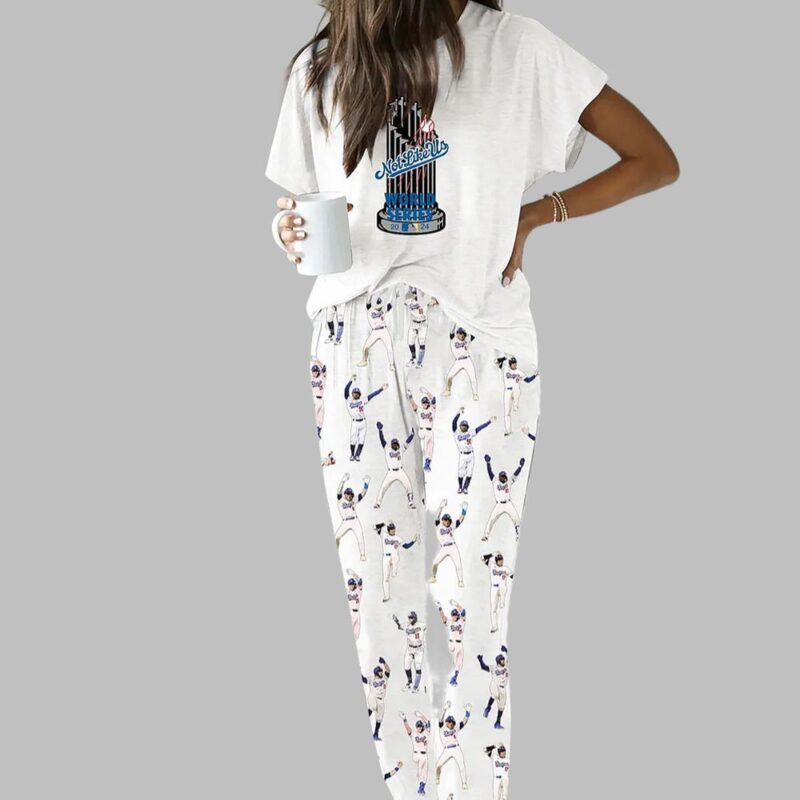 Dodgers Baseball Casual Pajama Set - Image 2
