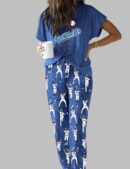 LA Dodgers Baseball Casual Pajama Set