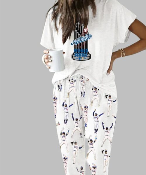 Dodgers Baseball Not Like Us Casual Pajama Set