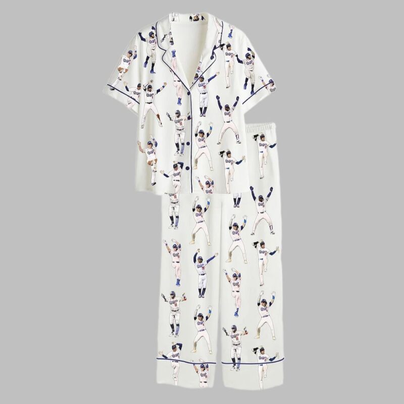 Dodgers Baseball Pajama Set 2025