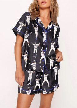Dodgers Member Dance Baseball Pajama Set