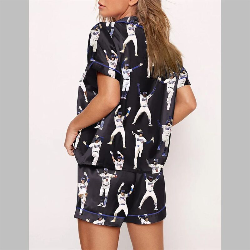 Dodgers Member Dance Baseball Pajama Set - Image 3