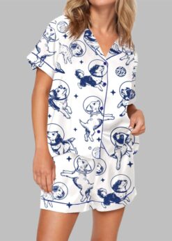 Dogs In Space Pajama Set