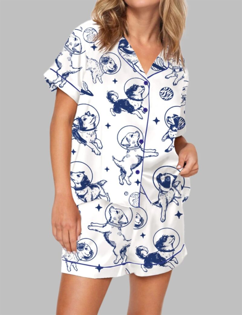 Dogs In Space Pajama Set