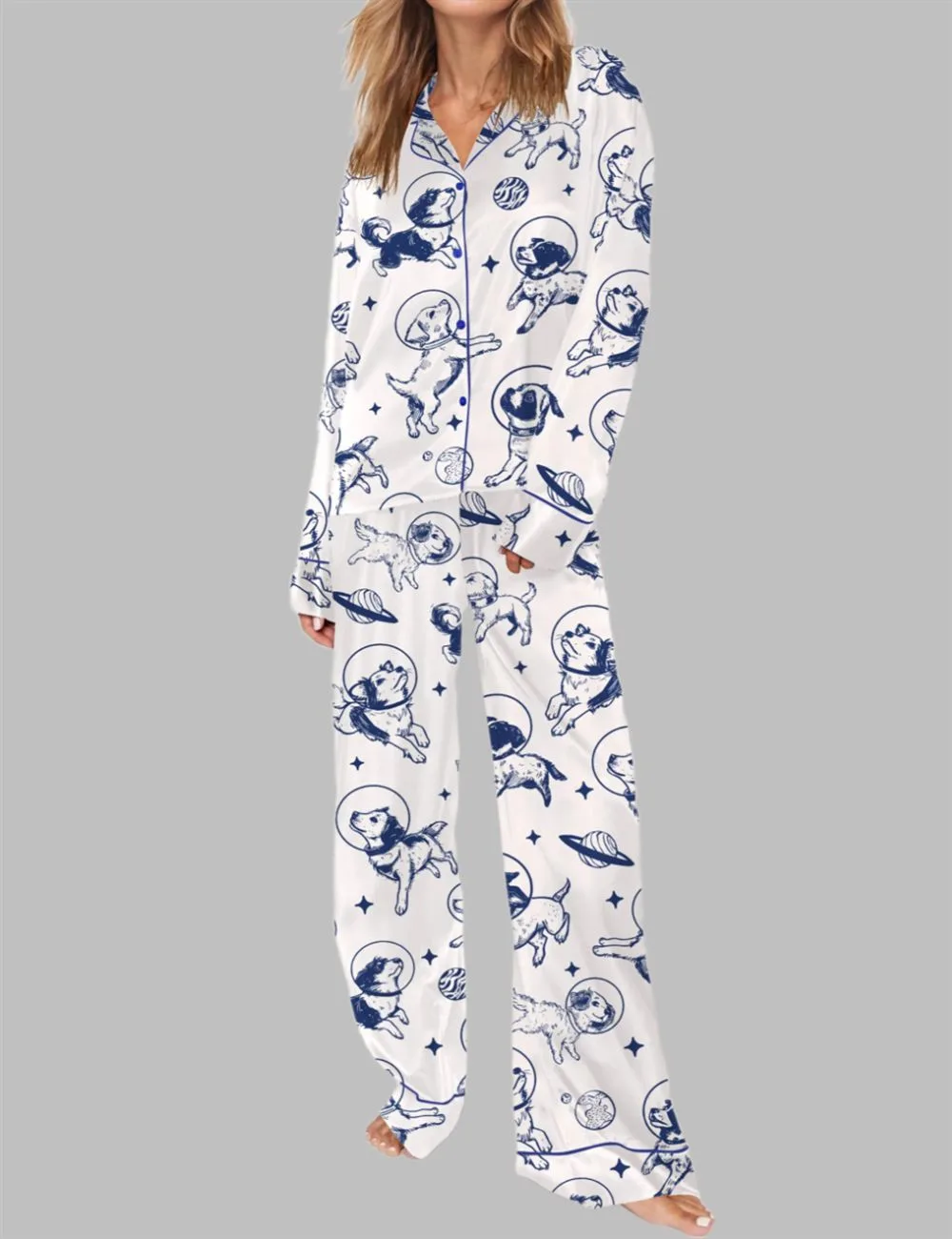 Dogs In Space Pajama Set - Image 3