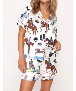 Dressage Horse Pajama Set