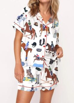 Dressage Horse Pajama Set