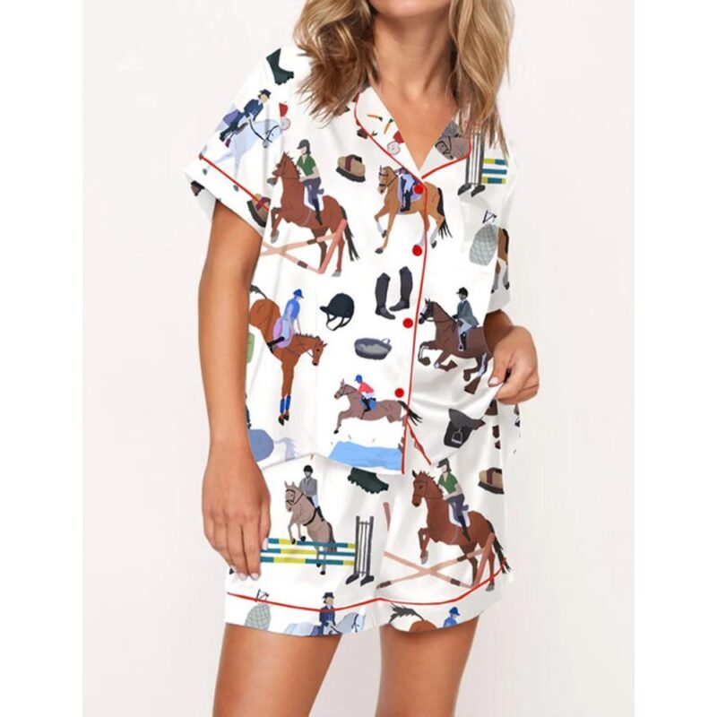 Dressage Horse Pajama Set