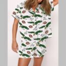 Eagles Football Print Pajama Set