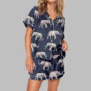 Elephant Pajama Set For Women