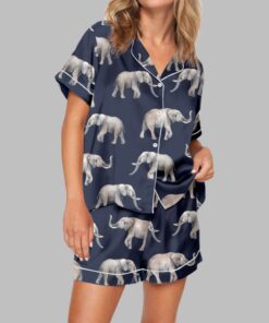 Elephant Pajama Set For Women