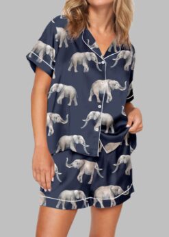 Elephant Pajama Set For Women