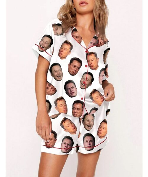Elon Musk Face Pajamas Set