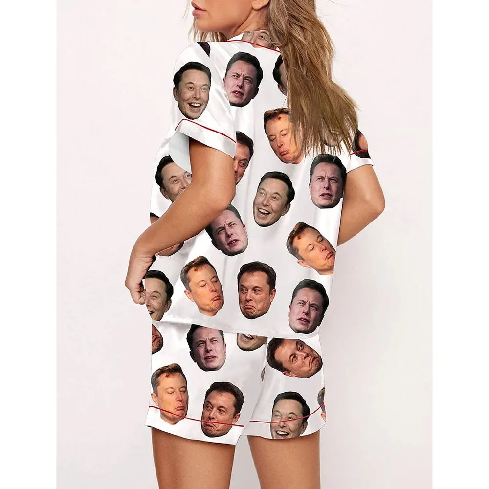Elon Musk Face Pajamas Set - Image 2