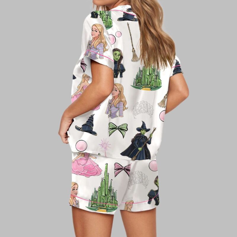 Elphaba And Glinda Glitter Pajama Set - Image 2