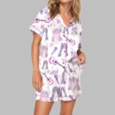 Music Lover Tour Costume Satin Pajama Set For Women