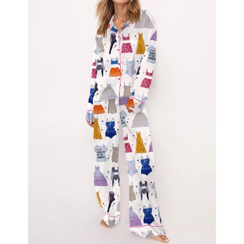 Music Tour Outfit Satin Pajama Set For Women - Image 3