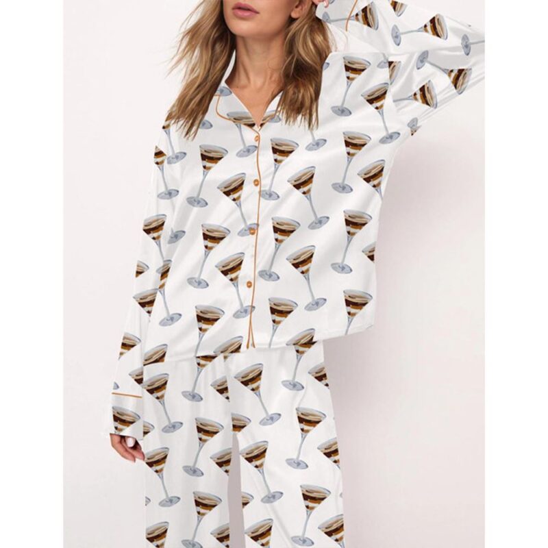 Espresso Martini Cocktail Pajama Set For Women - Image 2