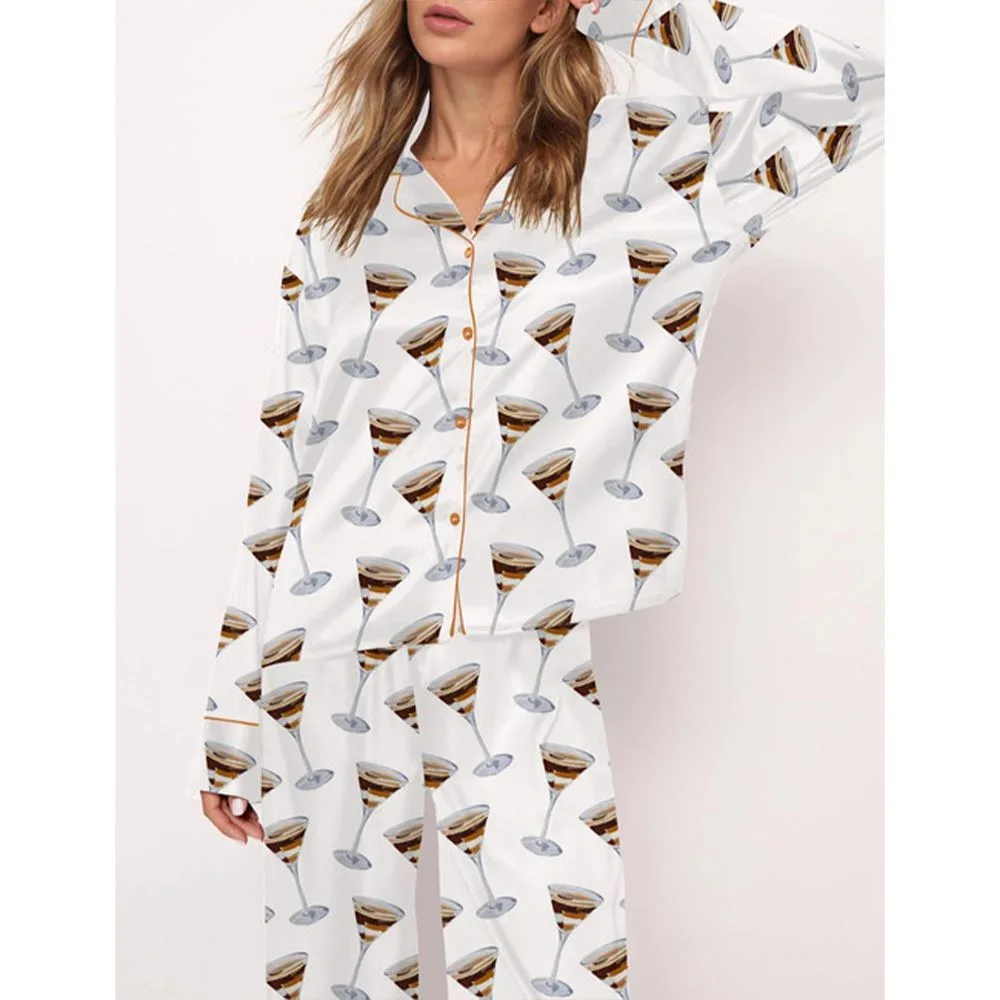 Espresso Martini Cocktail Pajama Set For Women - Image 2