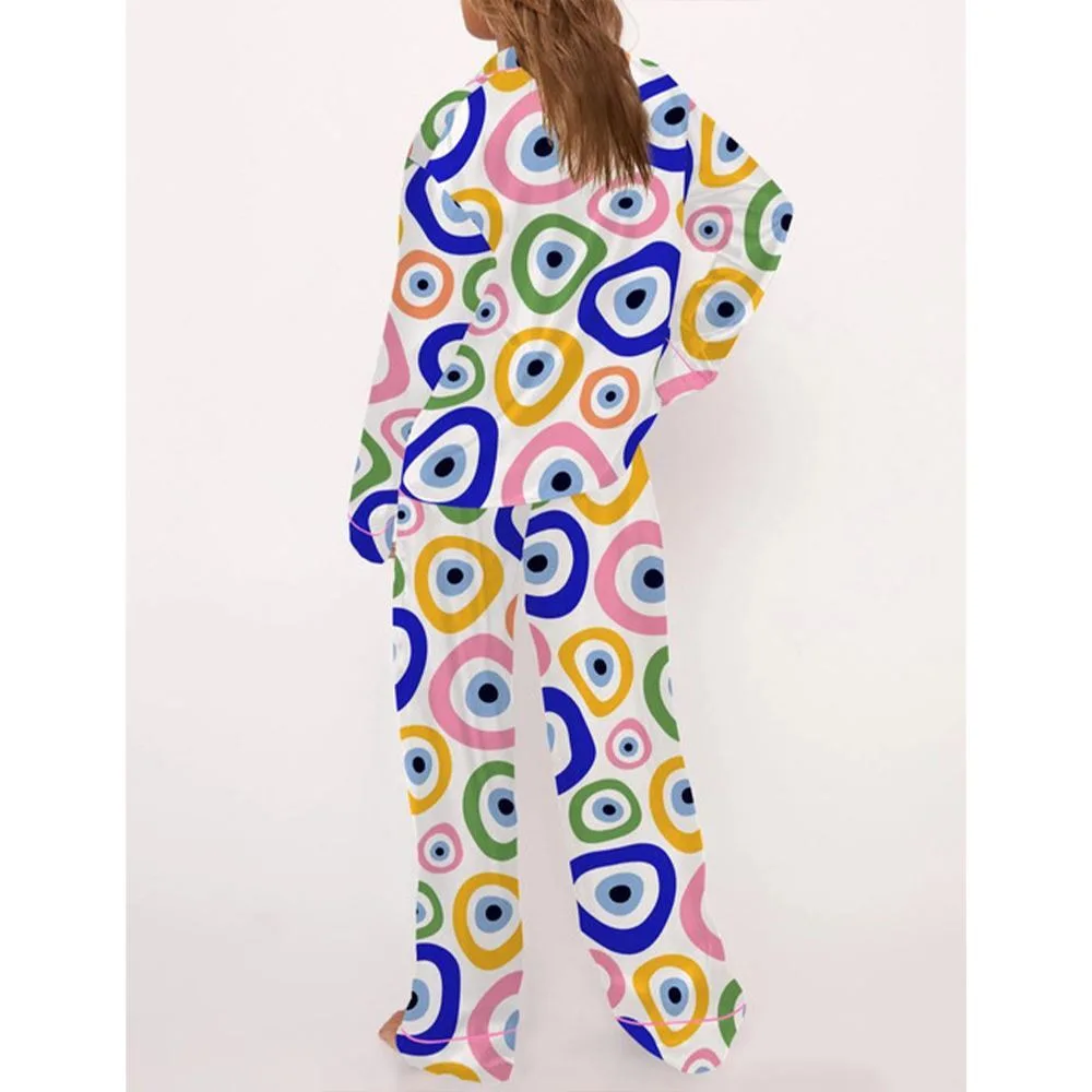 Evil Eye Pajama Set For Women - Image 3