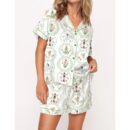Fancy Nutcracker Satin Pajama Set For Women