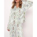 Fancy Nutcracker Satin Pajama Set For Women