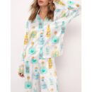 Fiesta Tequila Satin Pajama Set For Women