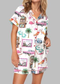 Flamingo Las Vegas Pajama Set