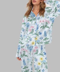 Floral Pajama Set For Women