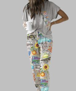 Florida Casual Pajama Set For Women