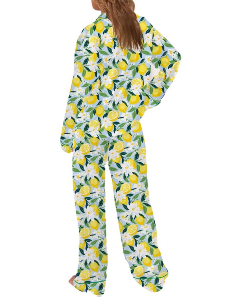 Florida Lemon Pajama Set For Women - Image 2