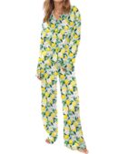 Florida Lemon Pajama Set For Women
