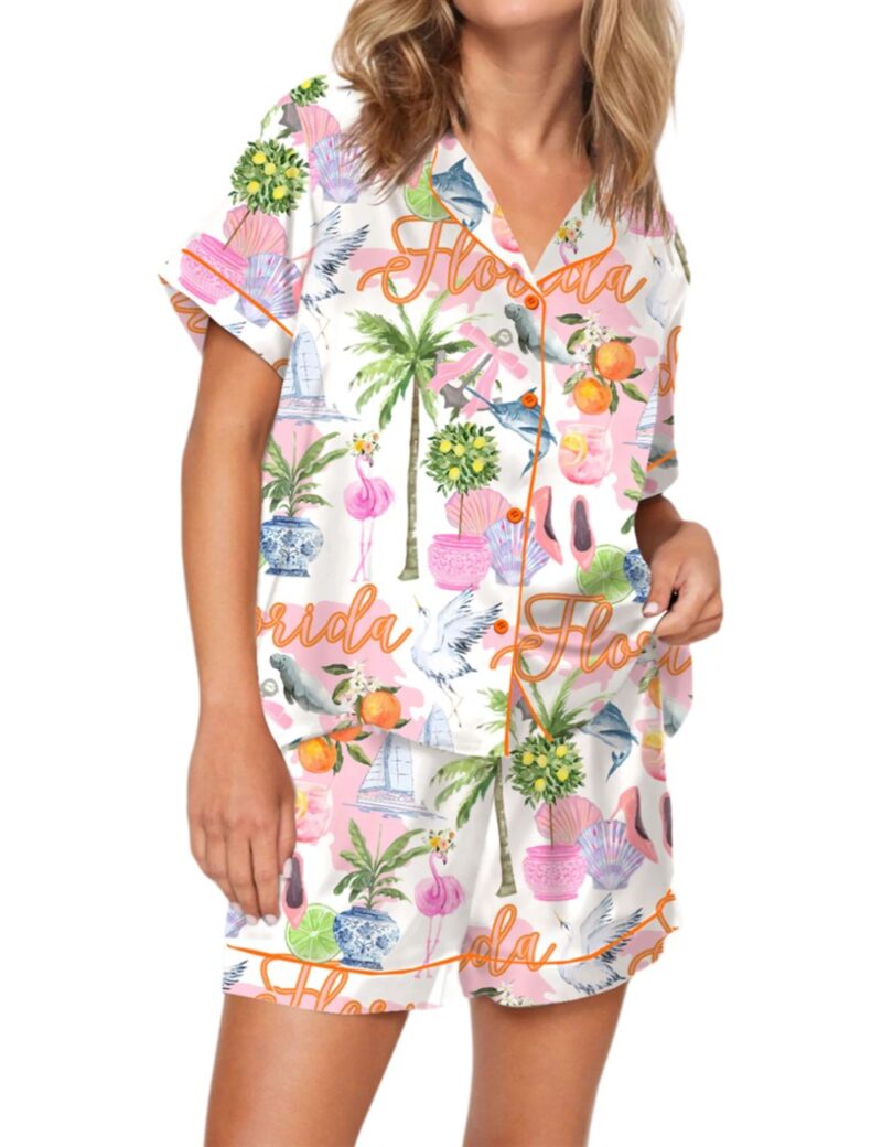 Florida Preppy Pajama Set