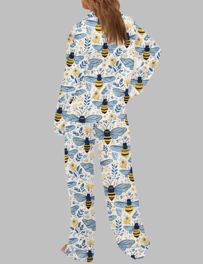 Flowers And Bees Pajama Set - Image 3