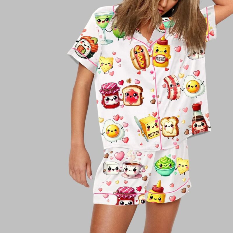 Food Pun Funny Pajama Set - Image 2