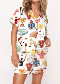 Football Pajama Set For Women
