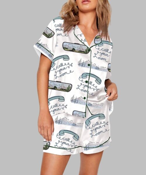 Forgive My Northern Attitude Print Pajama Set