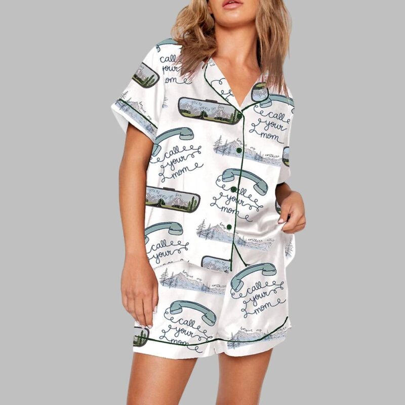 Forgive My Northern Attitude Print Pajama Set