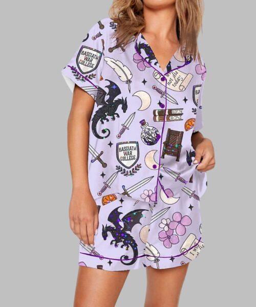 Fourth Wing Basgiath War College Pajama Set