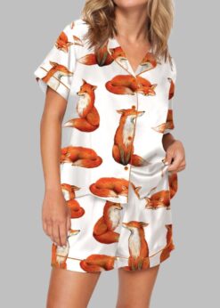 Fox Pajama Set For Women