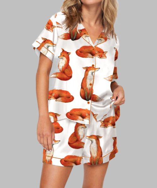 Fox Pajama Set For Women