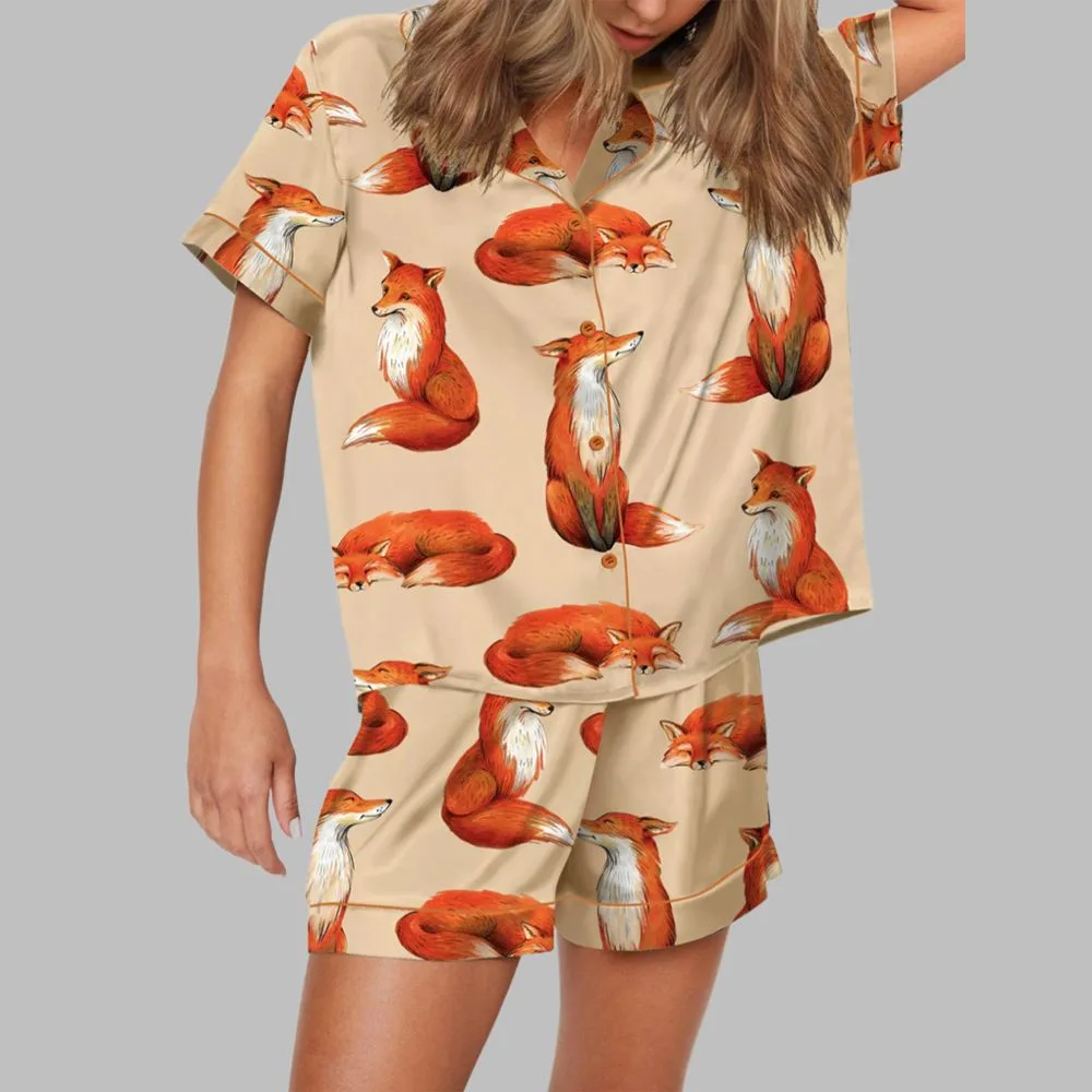 Fox Pajama Set For Women - Image 3