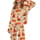 Fox Satin Pajama Set For Women