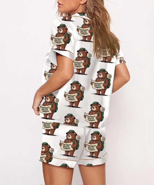 Foxtrot Delta Tango Bear FDT Pajama Set For Women